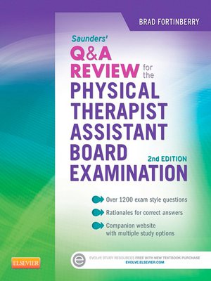 cover image of Saunders Q&A Review for the Physical Therapist Assistant Board Examination